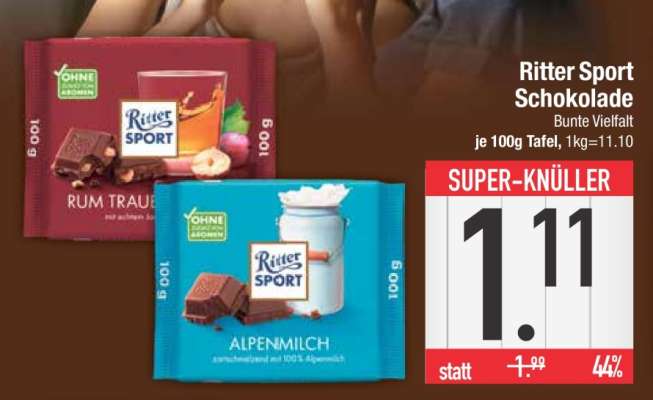 Ritter Sport Schokolade