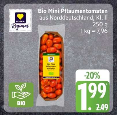 Bio-Mini-Pflaumentomaten