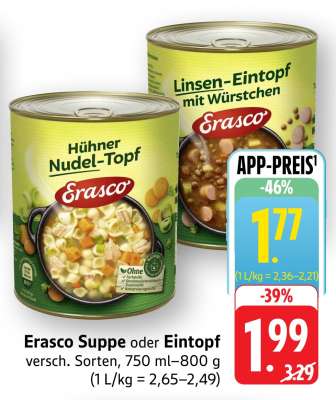 Erasco Suppe oder Eintopf
