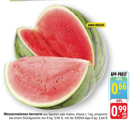 Wassermelonen kernarm