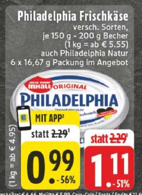 Philadelphia Frischkäse
