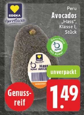 Avocados „Hass“