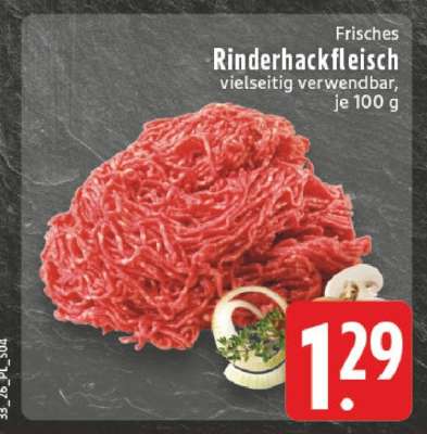 Frisches Rinderhackfleisch