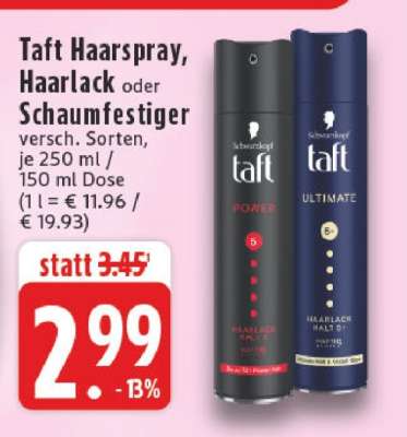 taft Haarspray, Haarlack oder Schaumfestiger