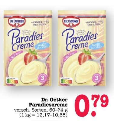 DR. OETKER Paradiescreme