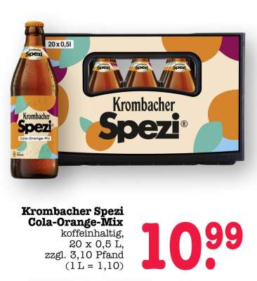 Krombacher Spezi Cola-Orange-Mix