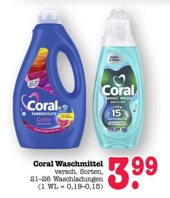 Coral Waschmittel