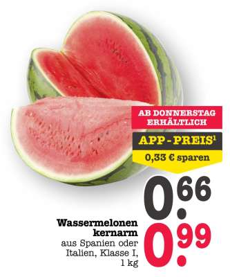 Wassermelonen kernarm