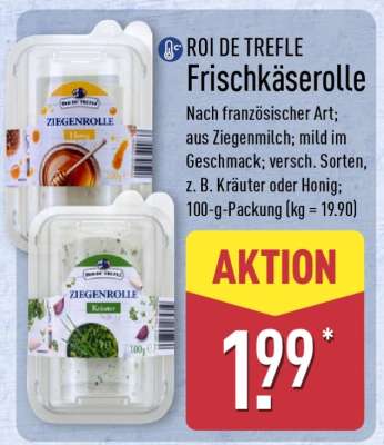 ROI DE TREFLE Frischkäserolle