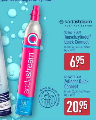 sodastream Tauschzylinder Quick Connect