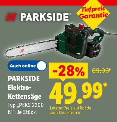 Parkside Elektro- Kettensäge
