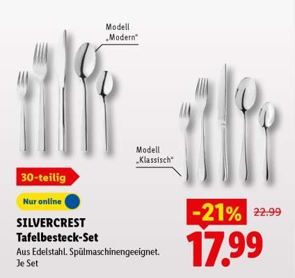 SILVERCREST Tafelbesteck-Set