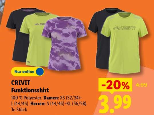 CRIVIT Funktionsshirt