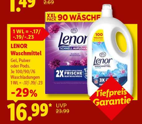 Lenor Waschmittel*