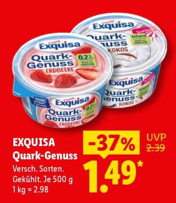 EXQUISA Quark-Genuss