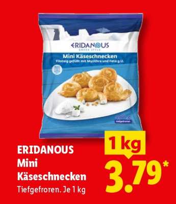 Eridanous Mini Käseschnecken