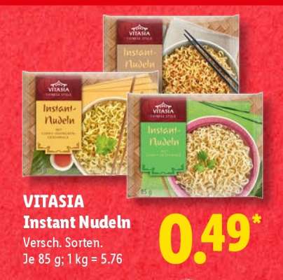 Vitasia Instant Nudeln