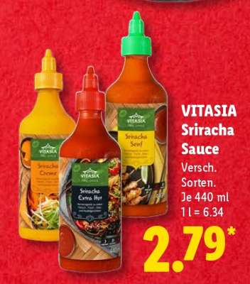 Vitasia Sriracha Sauce