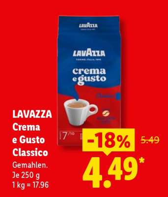 Lavazza Crema e Gusto Classico