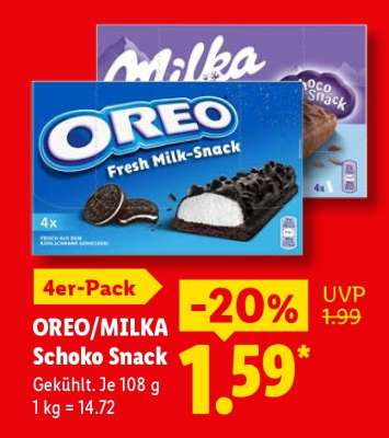 Oreo/Milka Schoko Snack