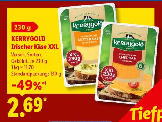 Kerrygold Irischer Käse XXL