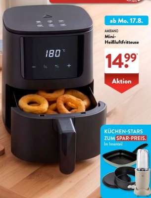 AMBIANO Mini-Heißluftfritteuse
