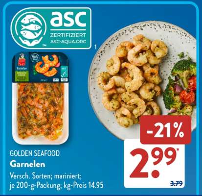 GOLDEN SEAFOOD Garnelen