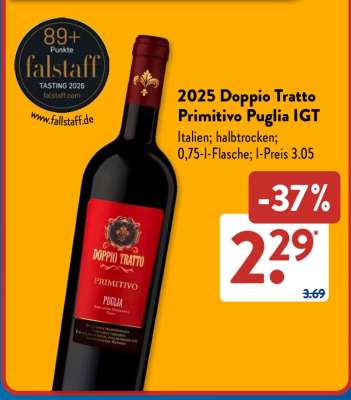 2025 Doppio Tratto Primitivo Puglia IGT