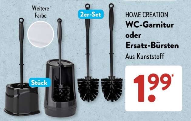 HOME CREATION WC-Garnitur oder Ersatz-Bürsten