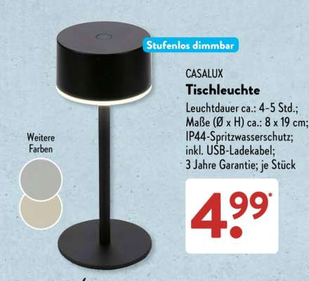 CASALUX Tischleuchte