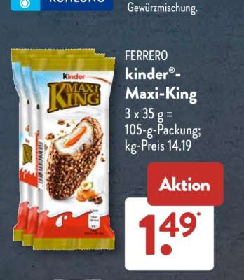 FERRERO Kinder Maxi-King