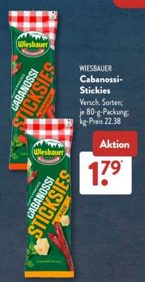 Wiesbauer Cabanossi-Stickies