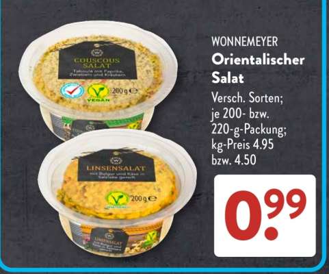 WONNEMEYER Orientalischer Salat