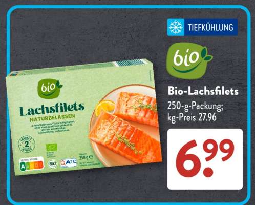 Bio-Lachsfilets