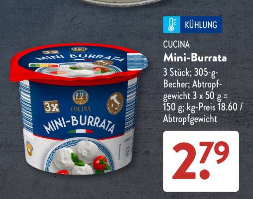 Cucina Mini-Burrata