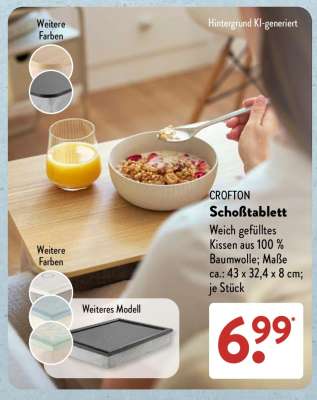 CROFTON Schoßtablett