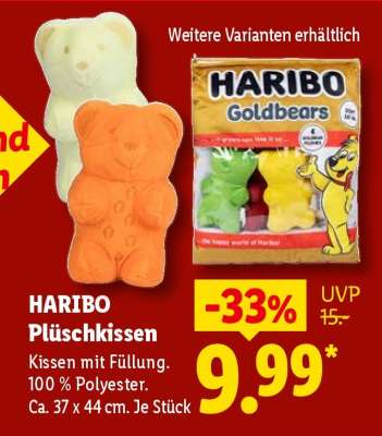 HARIBO Plüschkissen