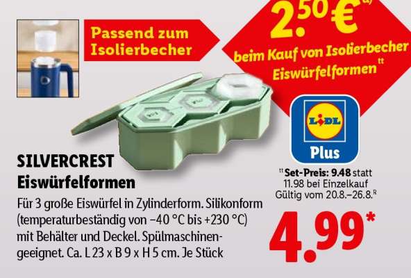 SILVERCREST Eiswürfelformen