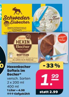 Hexenbecher Softeis im Becher