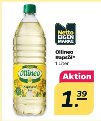Ollineo Rapsöl