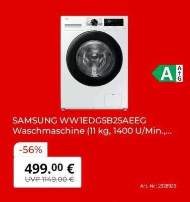 SAMSUNG WW1EDG5B25AEEG