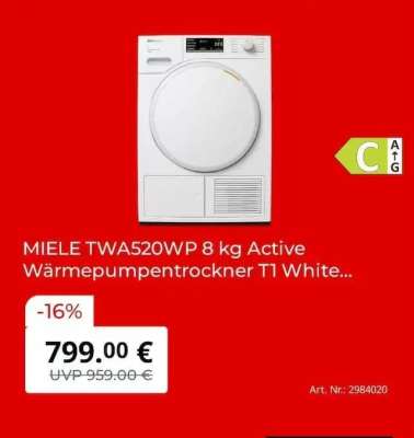 MIELE TWA520WP