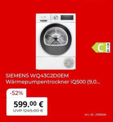 SIEMENS WQ43G2D0EM