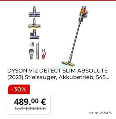 DYSON V12 DETECT SLIM ABSOLUTE