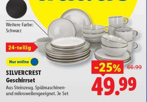 SILVERCREST Geschirrset