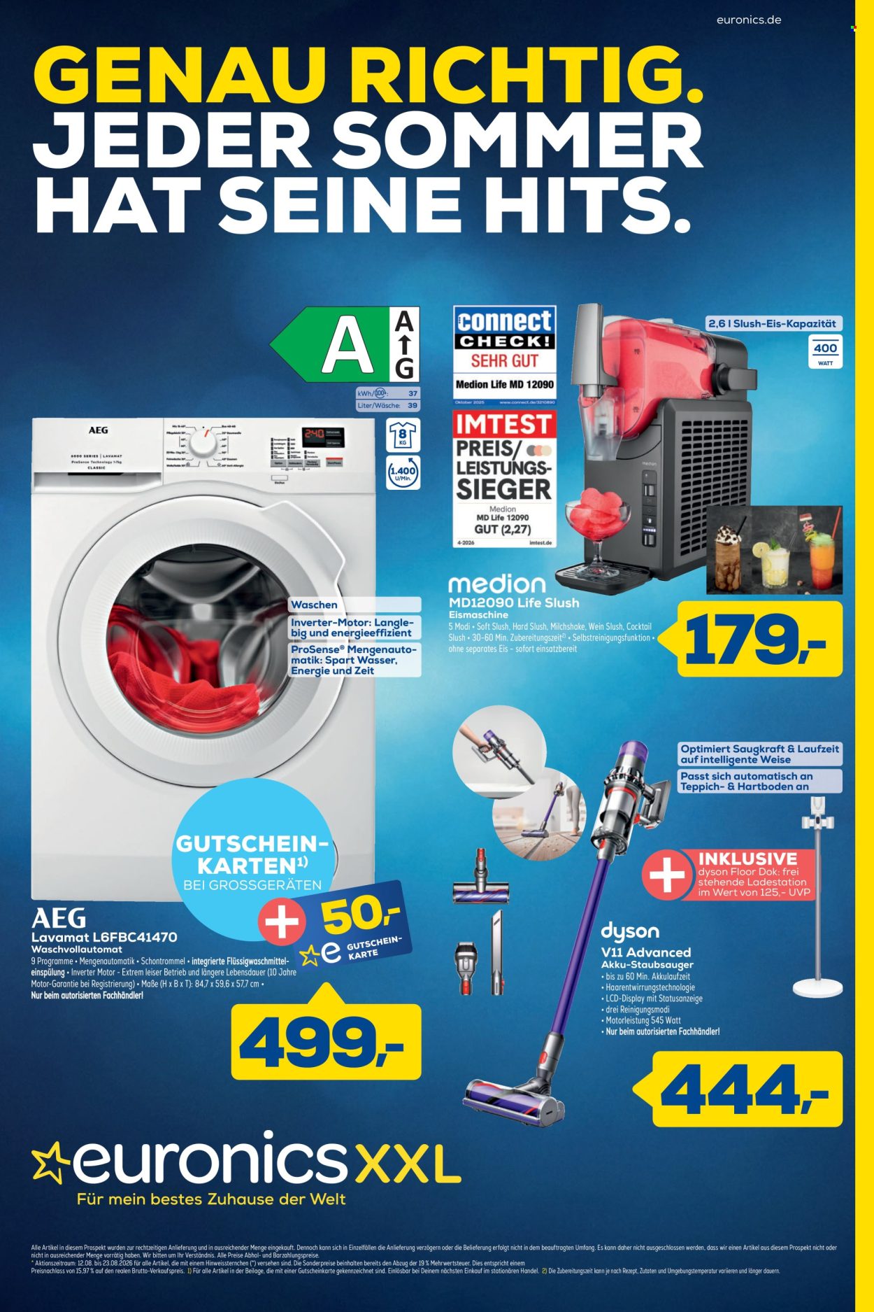 Euronics Prospekte  - 12.08.2026 - 23.08.2026. Seite 1