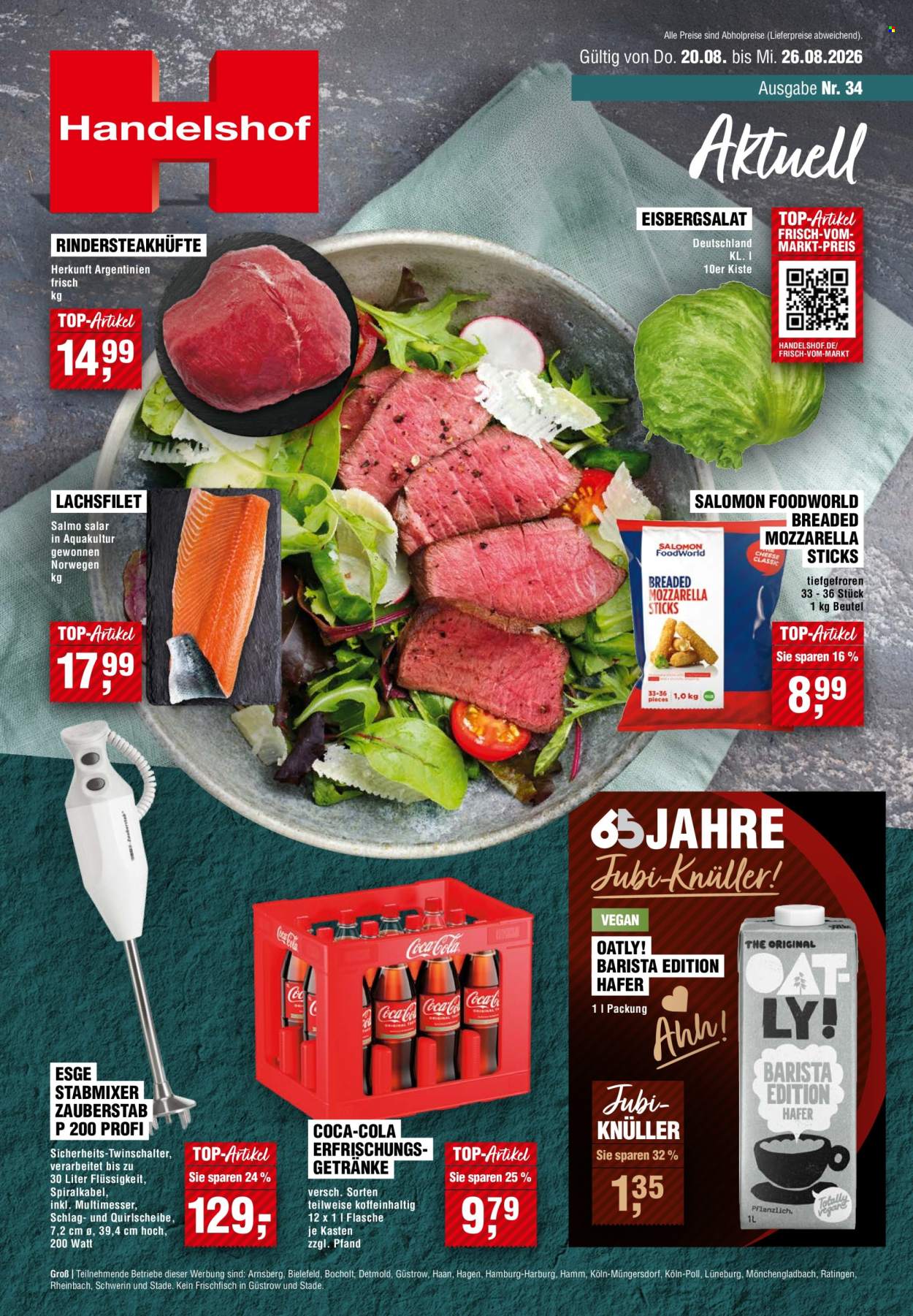 Handelshof Prospekte  - 20.08.2026 - 26.08.2026. Seite 1