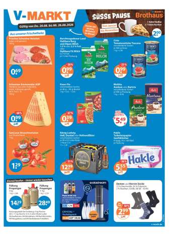 Prospekte V-Markt - 20.08.2026 - 26.08.2026.