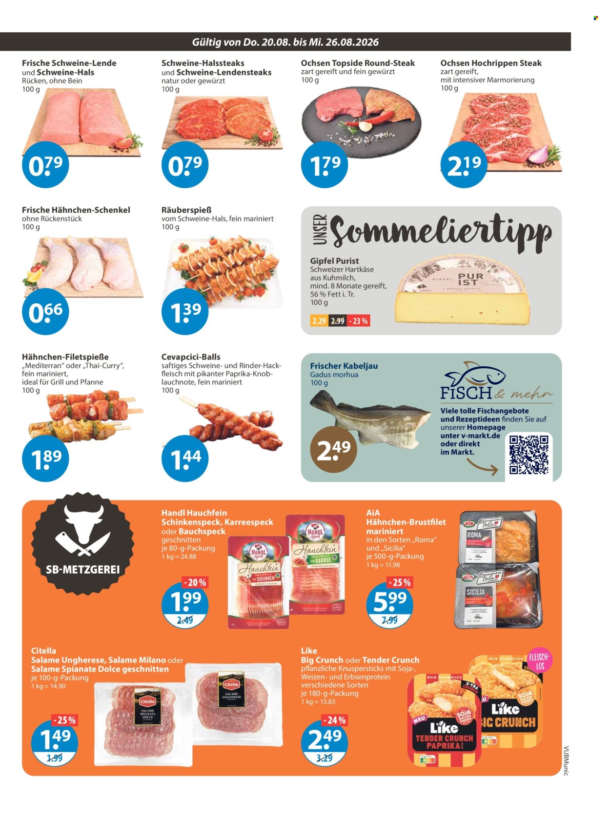 V-Markt Prospekte  - 20.08.2026 - 26.08.2026. Seite 3