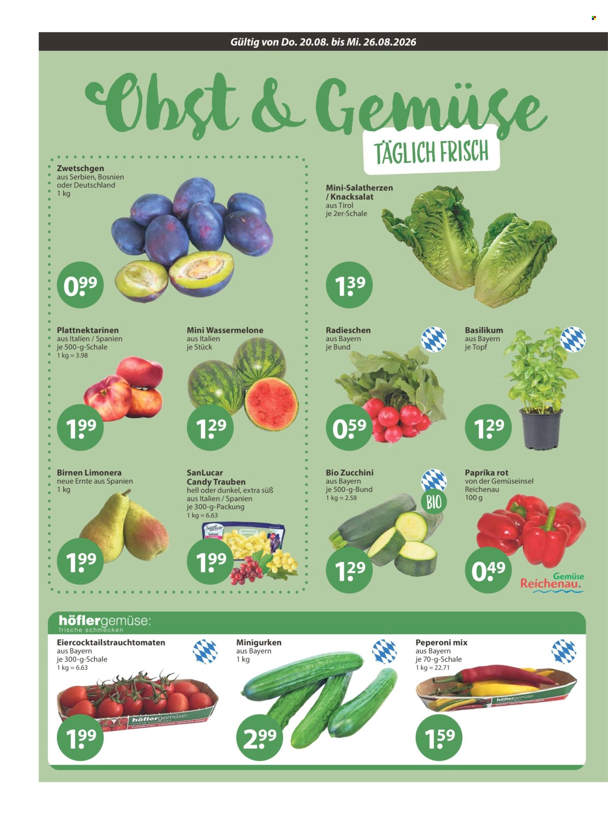 V-Markt Prospekte  - 20.08.2026 - 26.08.2026. Seite 4